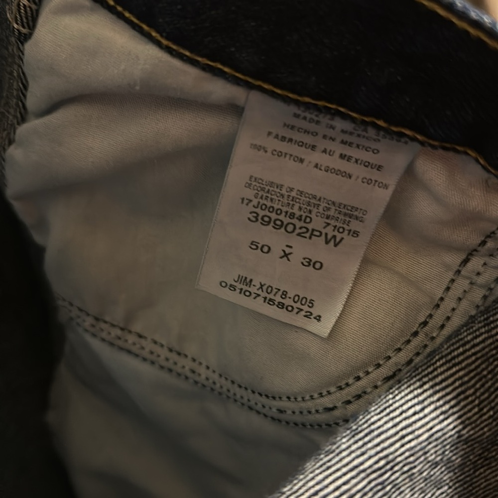 50/30 Men’s Wrangler Big and Tall Jeans - Picture 4 of 4